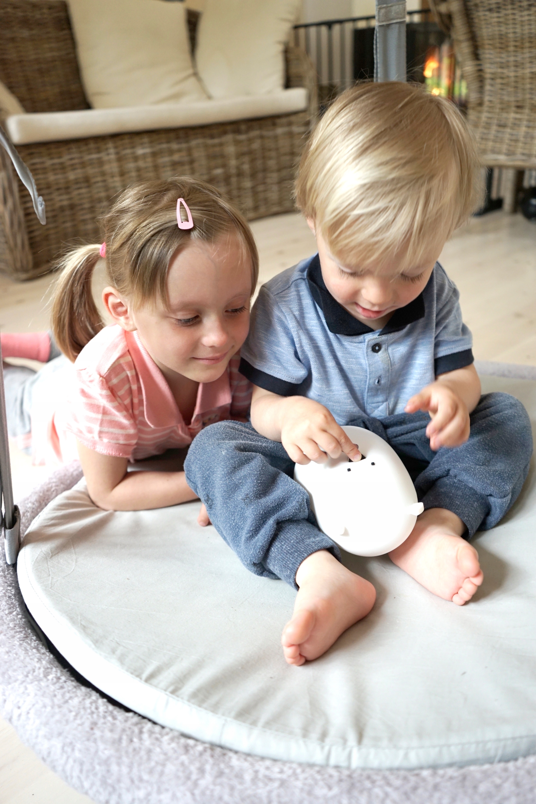 Rabbit&Friends Silikonowa lampka MIŚ pilot róż Rodzaj gwintu zintegrowane źródło LED