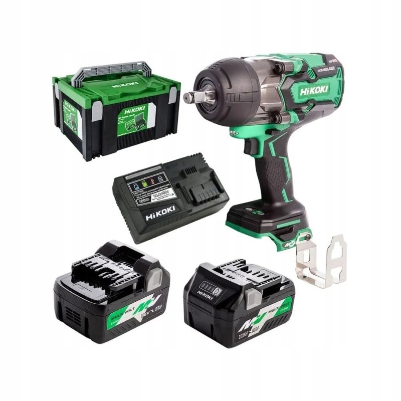 Akumulatorowy Klucz Udarowy 3/4" 36V IP56 HiKoki Zestaw