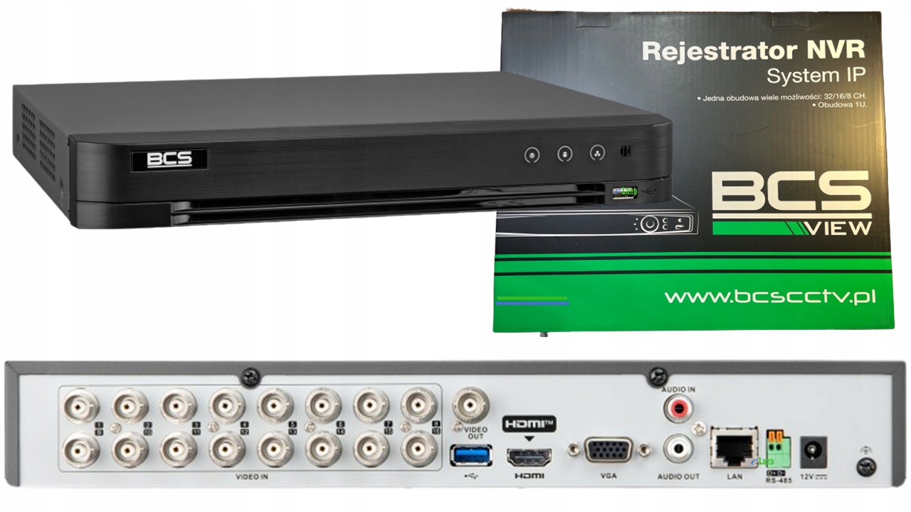Rejestrator 5w1 BCS-V-XVR1601-Ai / 16CH+8CH
