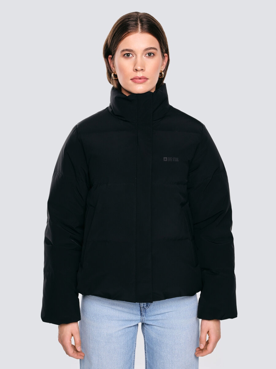 Big Star Dámská Péřová Bunda Oversize Černá Jiřina 906 M