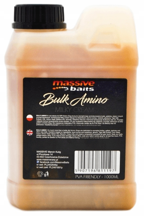 Zaleva Massive Baits Bulk Amino Milky Cream 1L
