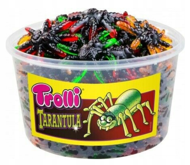 Żelki Pająki HALLOWEEN Tarantule 75 szt. Trolli