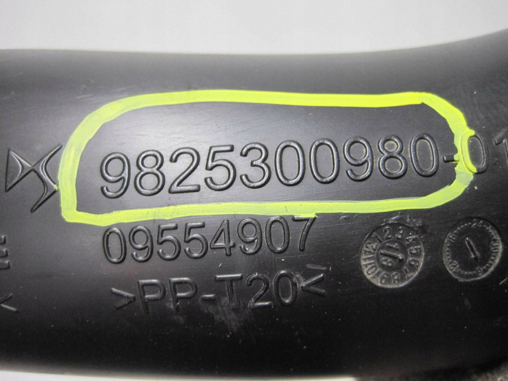 pipe DOLOTOWA CITROEN DS9 9825300980