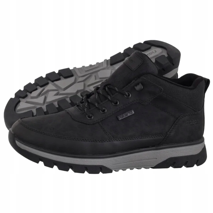Pánské zimní trekové boty Rieker černé B9300-00 černé