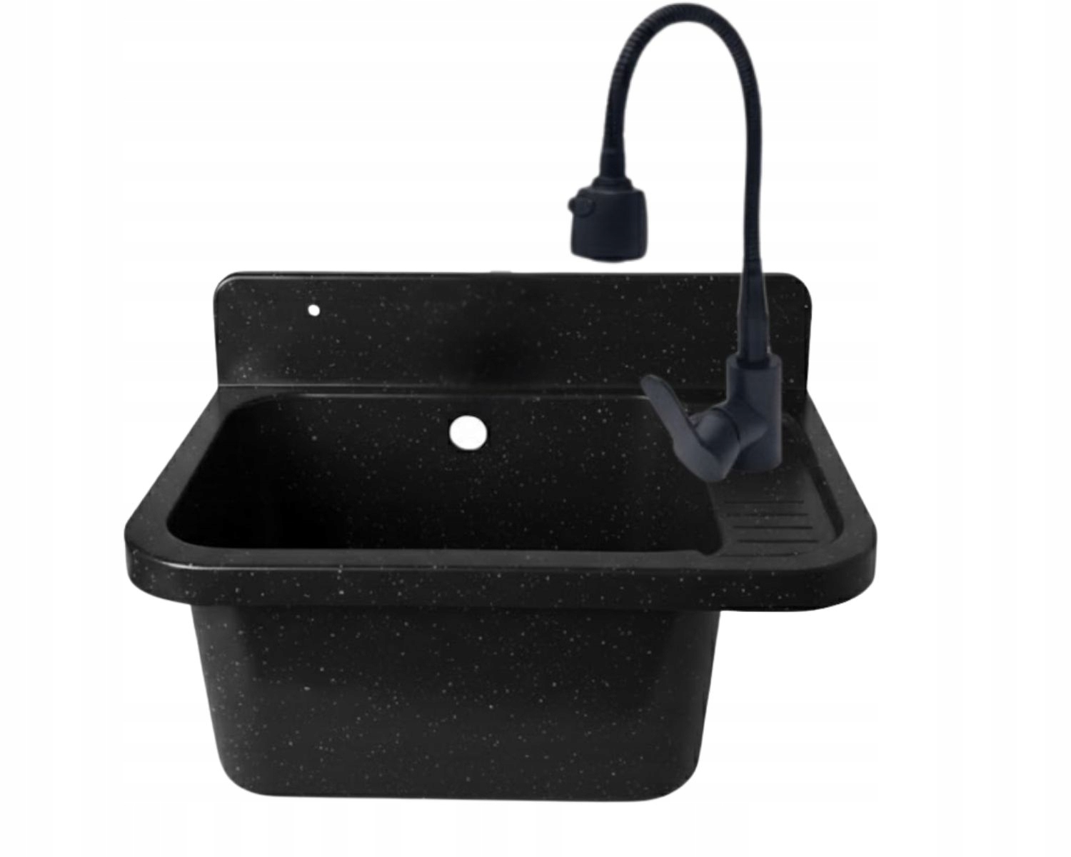 Technický dřez 50x34 cm pro garážovou prádelnu, dílnu, stojánková baterie Flex