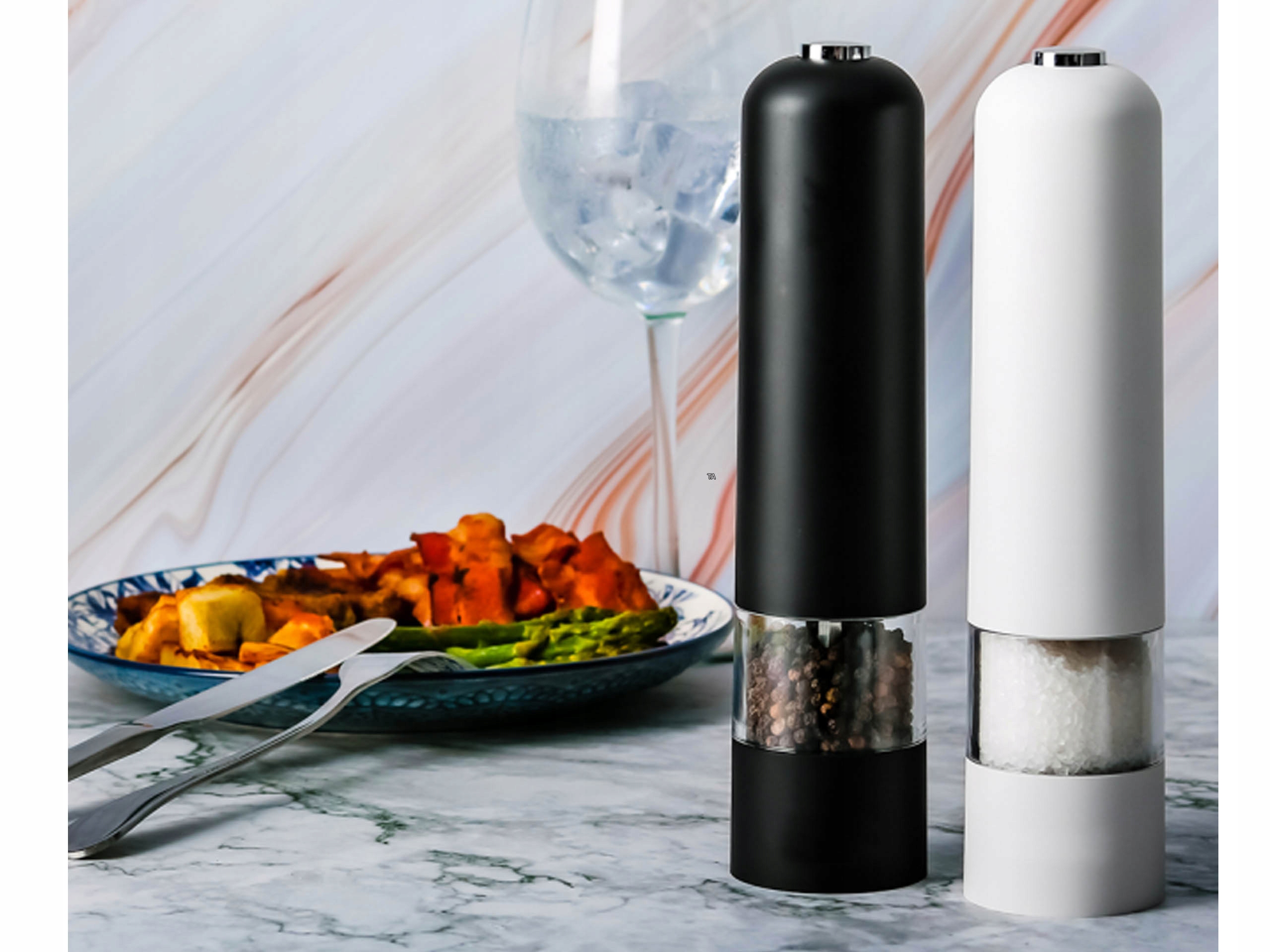 SOLNICZKA MŁYNEK DO PIEPRZU SOLI ELEKTRYCZNY 2w1 Kod producenta 897uyy