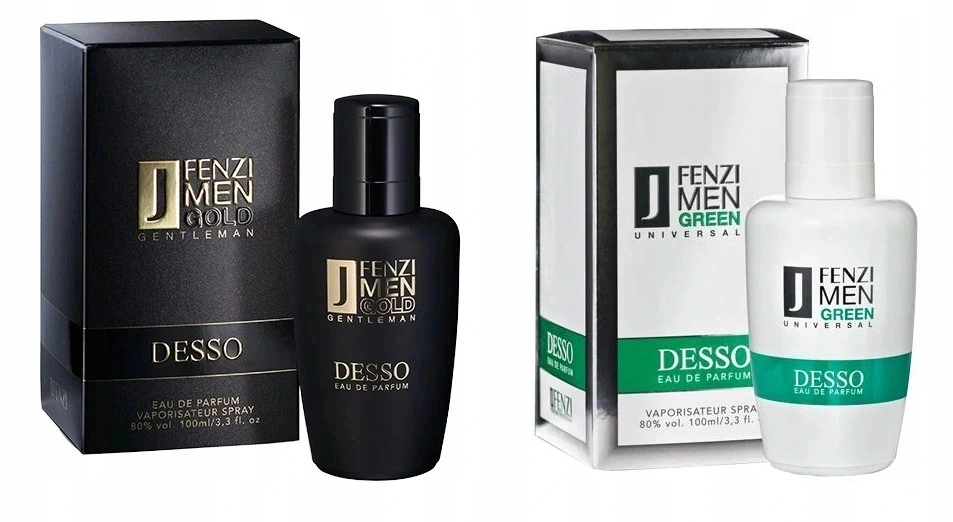 JFenzi Desso Gold Green 2x100 ml pánská parfémovaná voda