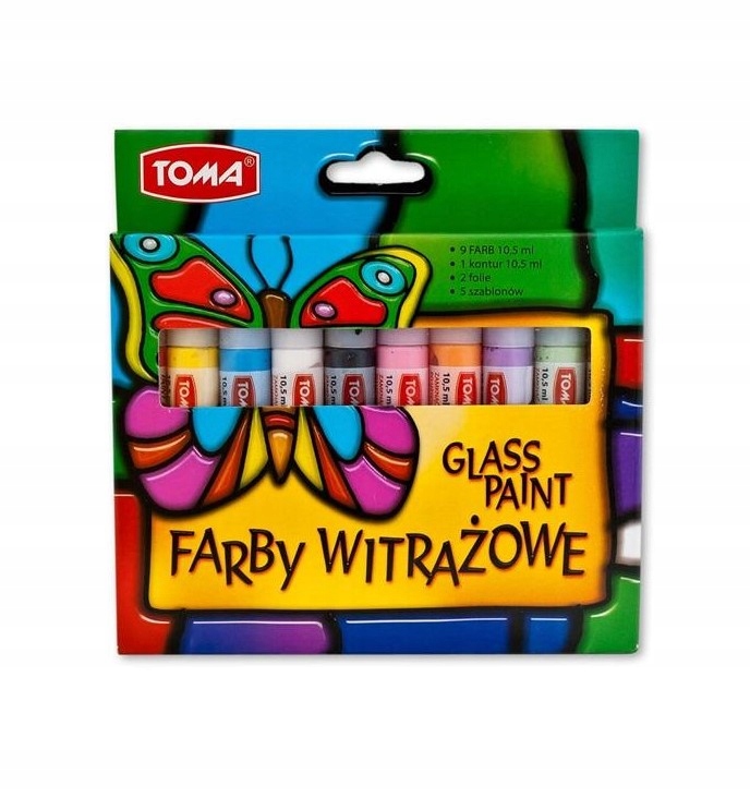 

Farby witrażowe Farbki do szkła okna na witraże 10