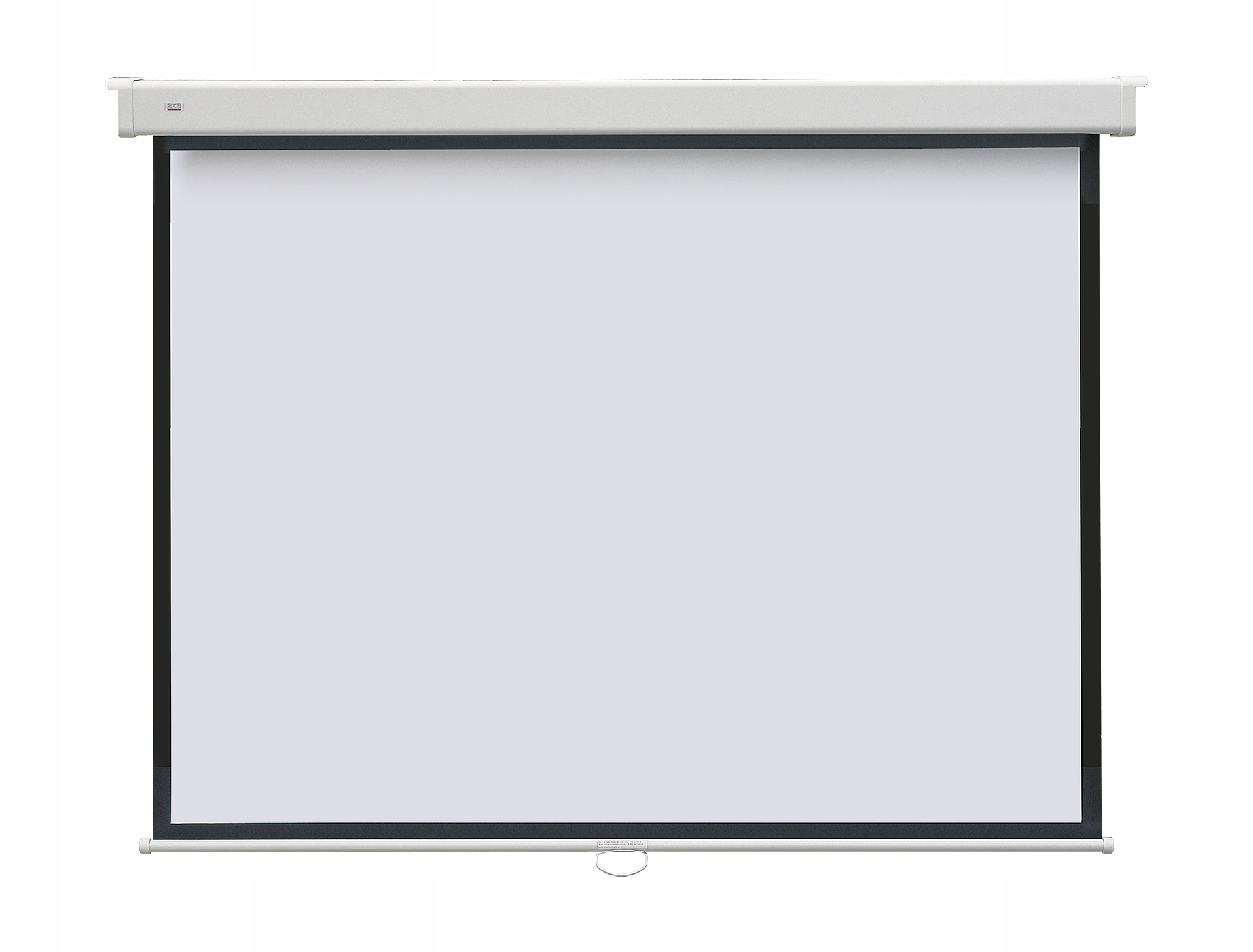 Ekran projekcyjny ścienny sufitowy duży ręczny 199x199 cm 100 cali