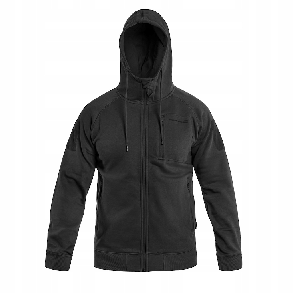 Rozepínací mikina s kapucí Pentagon Leonidas 2.0 Tactical Hoodie Black 4XL