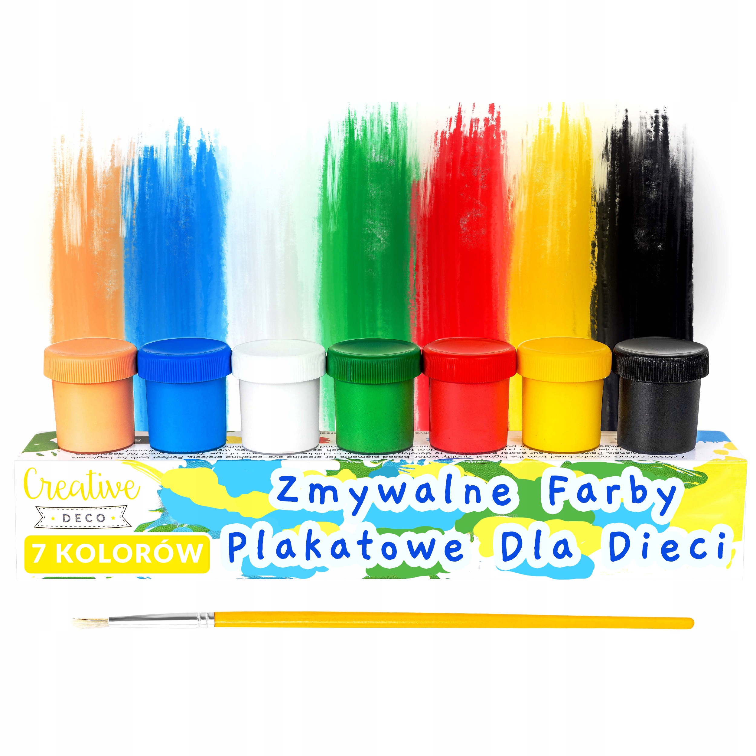 

Farby plakatowe zestaw dla dzieci x 20ml