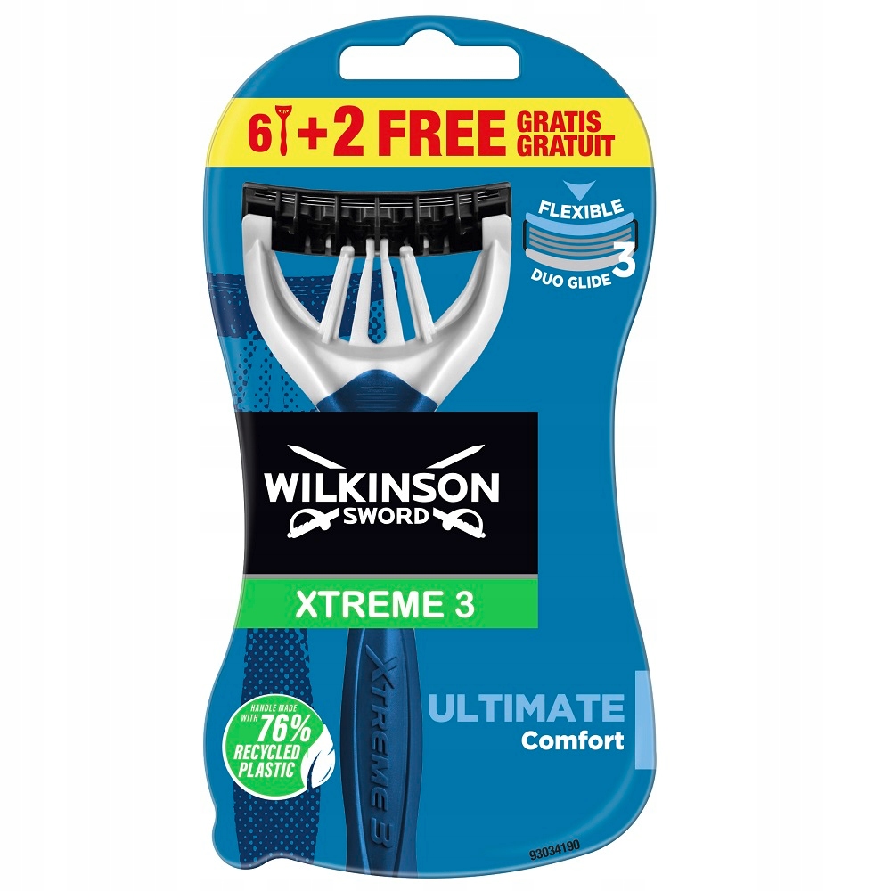 

Wilkinson Xtreme3 maszynki do golenia 8szt