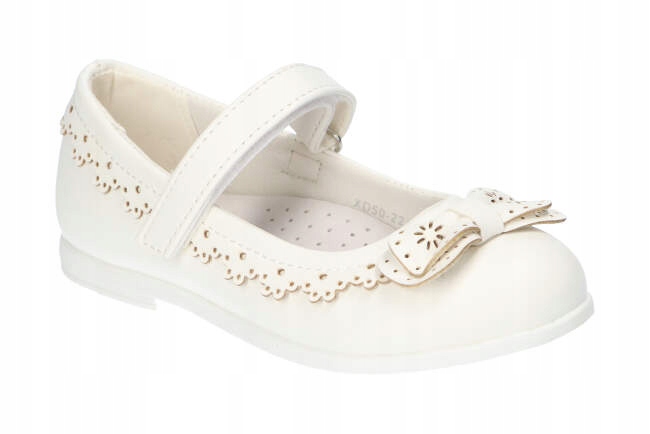 

American XD50 Balerinki Buty Dziecięce Rzep Wh 28