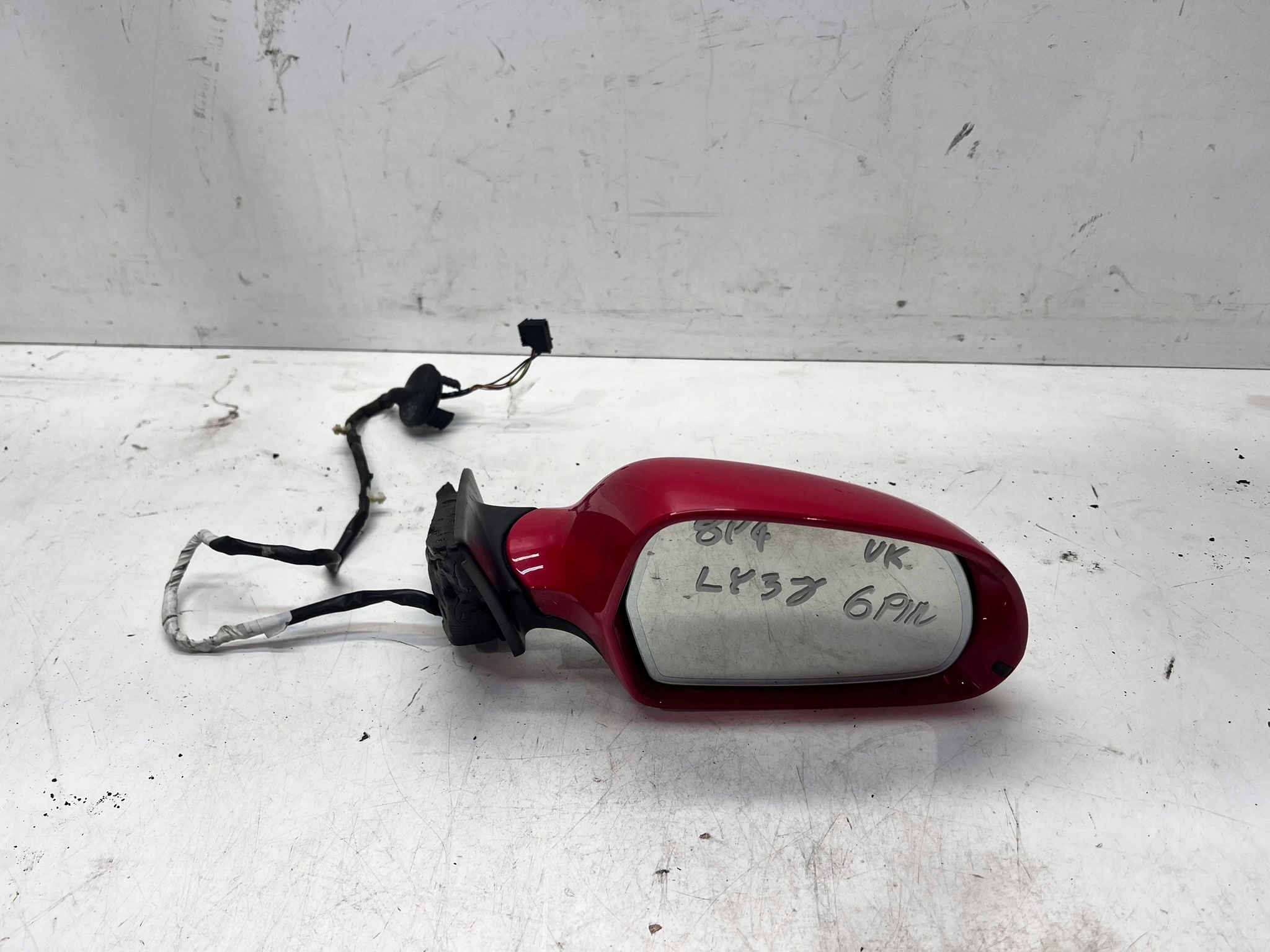 mirror exterior right front AUDI A3 8P 8P4 LIFT LY3J 6 PIN UK