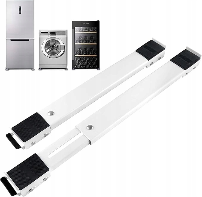 2X Kolejnice Na Nábytek Nastavitelná 45-70 CM, Kluzný Systém, Nosnost 150 Kg