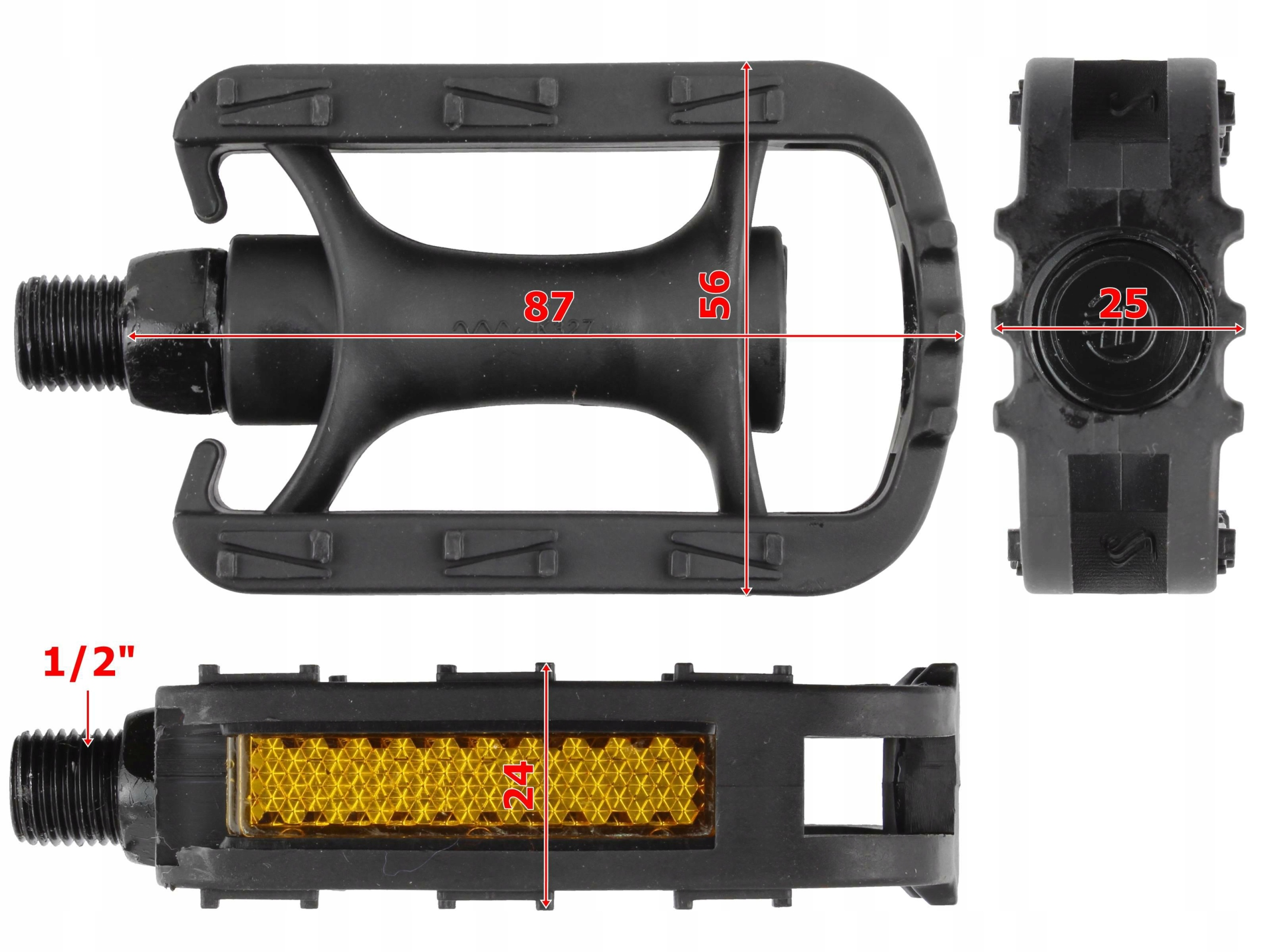 PEDAŁY CJ-124 DZIECIĘCE 1/2x20 DO MAŁYCH ROWERKÓW Marka inna