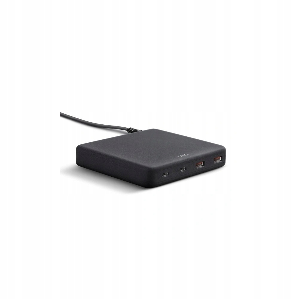 Uniq Nabíjačka Hub Surge Mini 100 W čierna/charcoal čierna 2xUSB Qui