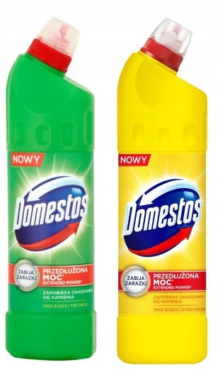 

Domestos płyn żel Wc 2 x 750ml 1.5L