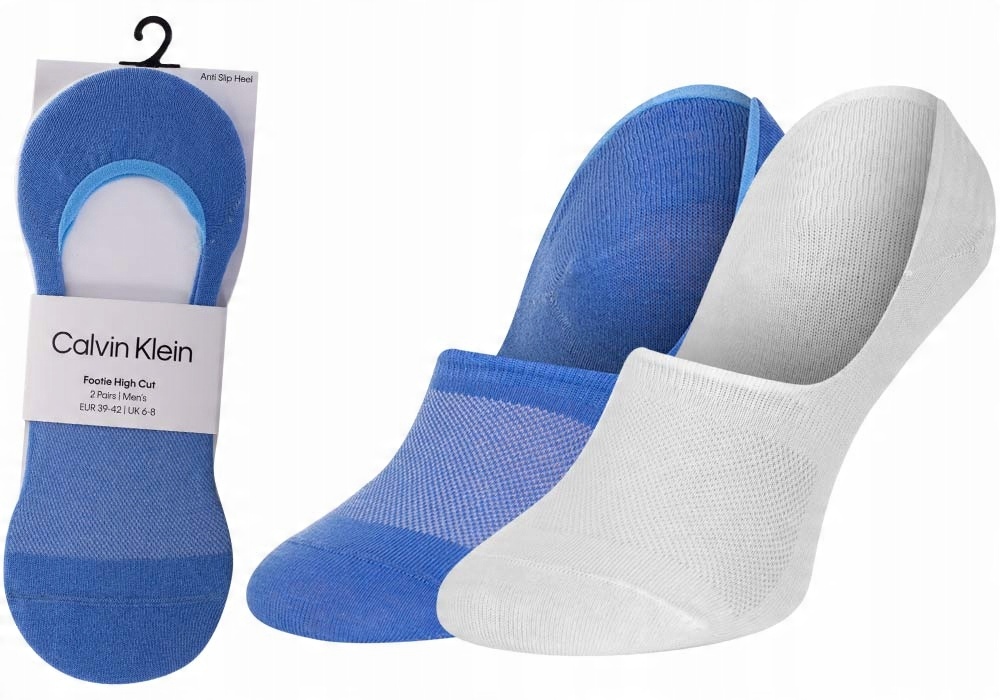 

Calvin Klein Stopki Męskie 2P White Blue r.39-42