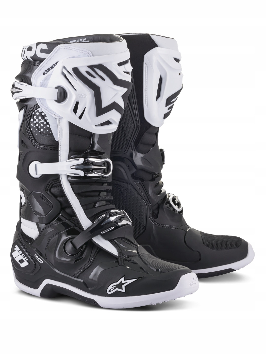 Motokrosové Čižmy Alpinestars Tech 10 Black/white (9) 43 2010020-12-9