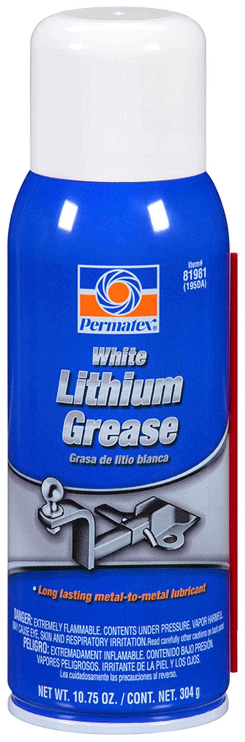 Permatex литиевая смазка белый-305 г
