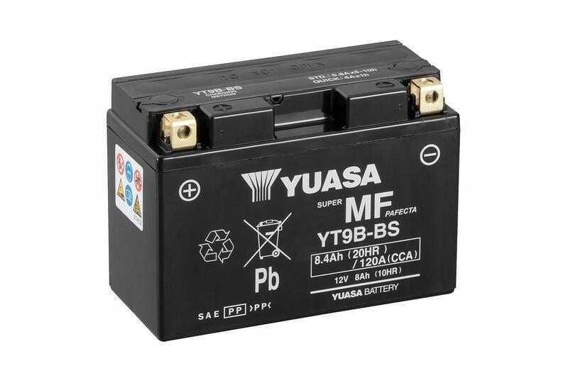 Bezúdržbová batéria Yuasa s kyselinou YT9B-BS YT9B-BS