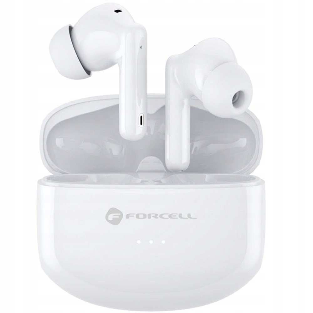 Słuchawki douszne Tws Forcell, Bluetooth 5.3 etui ładujące, Anc, Enc