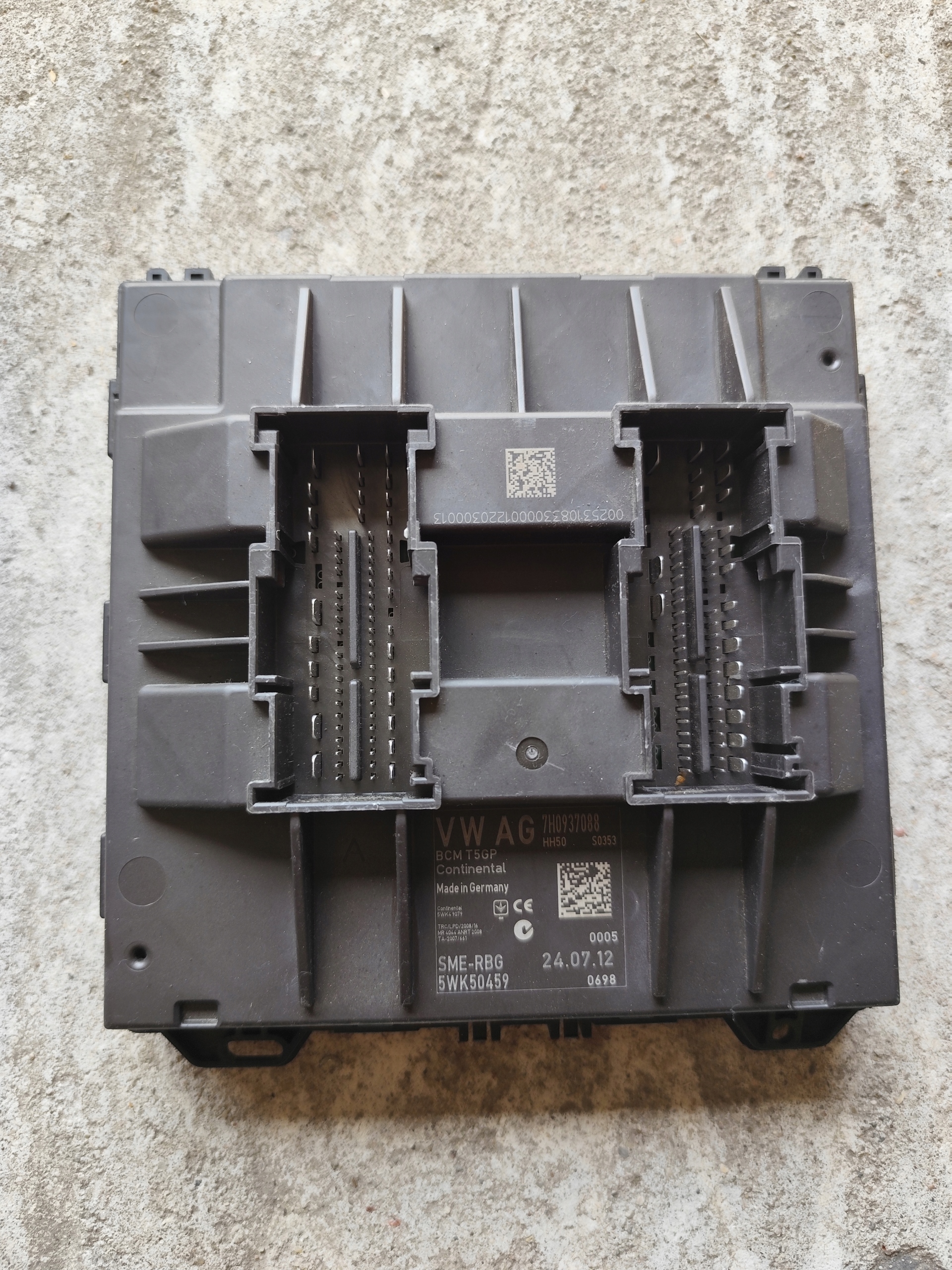 VW T5 LIFT comfort control unit BCM 7H0937087D