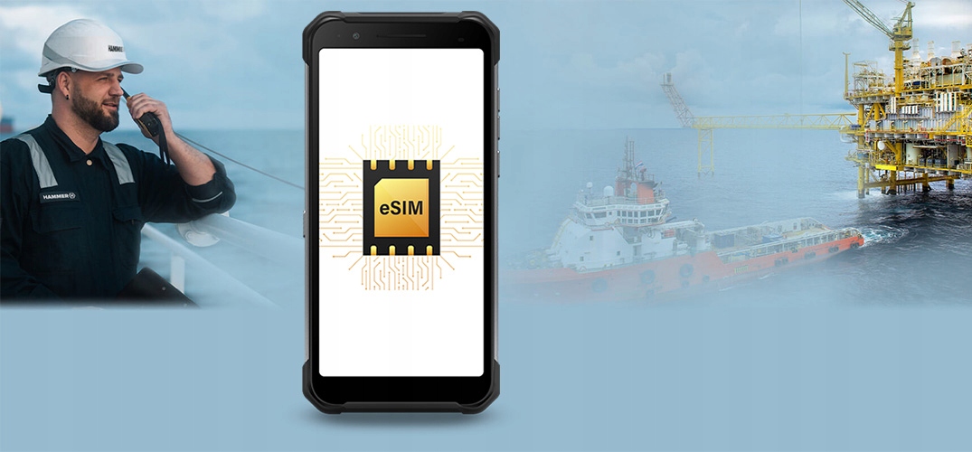 HAMMER Construction Pancerny Smartfon 6GB RAM IP69 Pojemność akumulatora 6 mAh