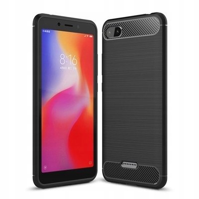 

Case Etui Carbon Lux Czarny do Xiaomi Redmi 6A