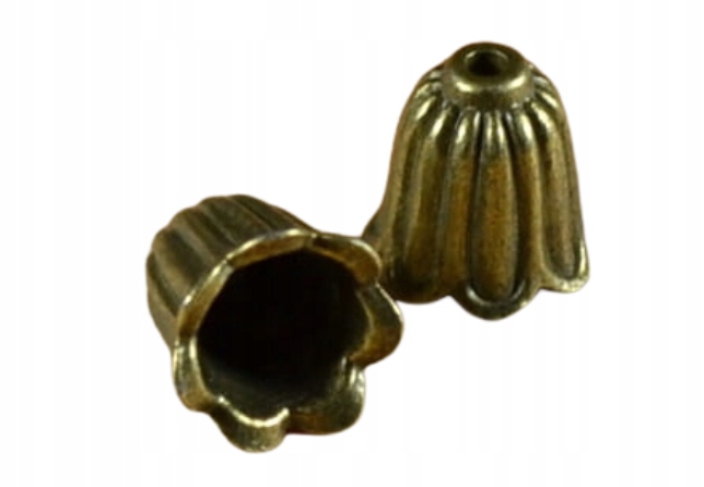 [11244] Element ozdobny końcówka kwiat 2szt