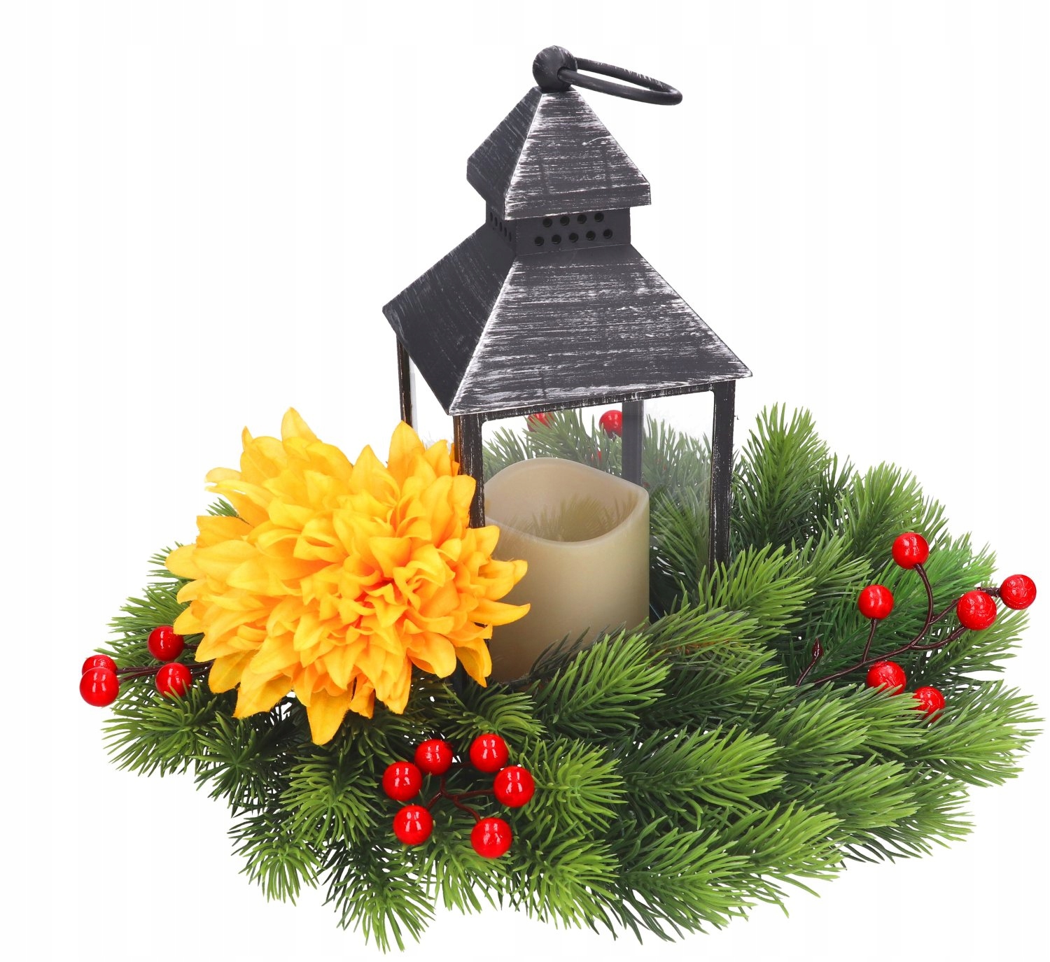 LAMPION LATARNIA LATARENKA NA BATERIE ŚWIECA LED Liczba świec 1