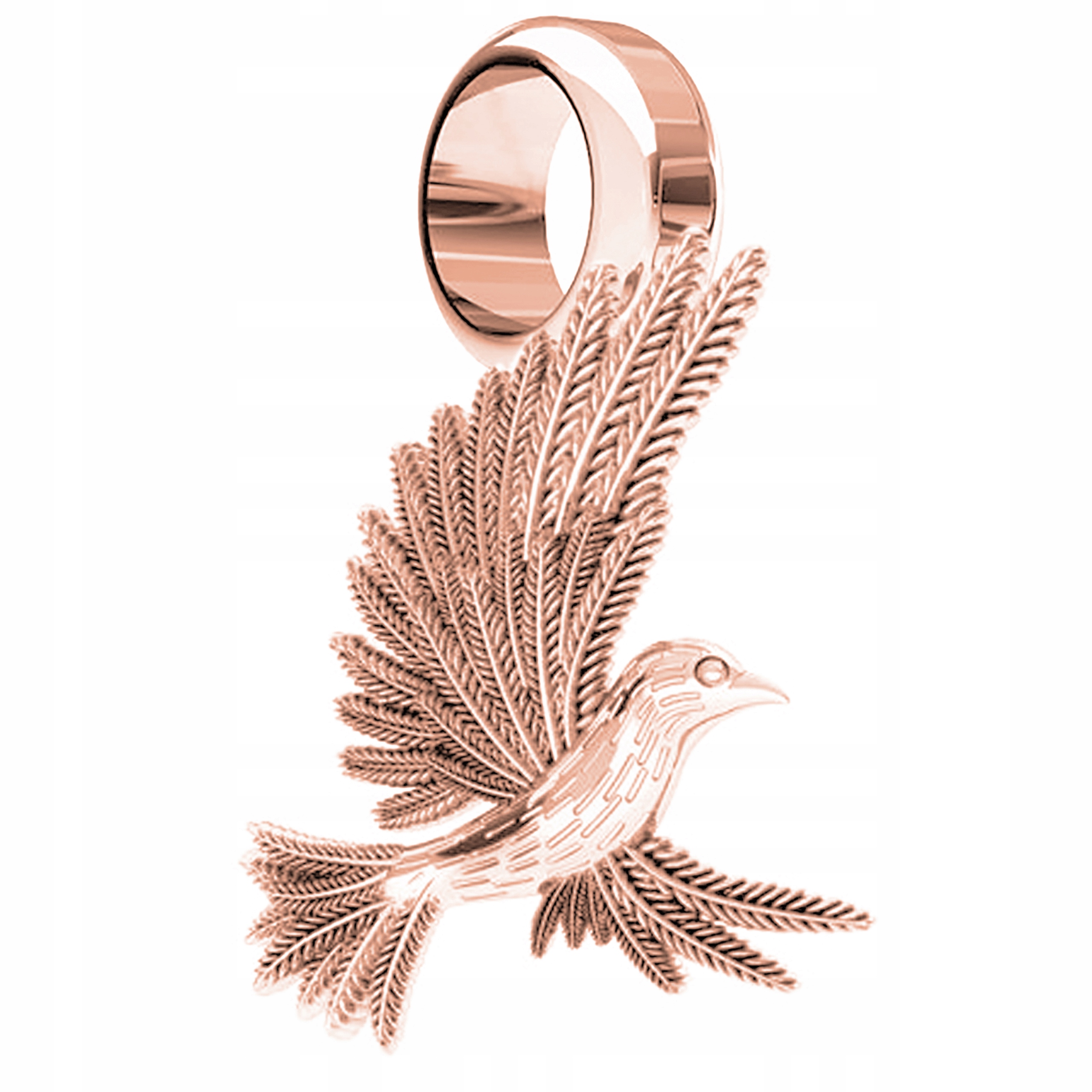 Charms Pták Kolibřík růžové zlato stříbro