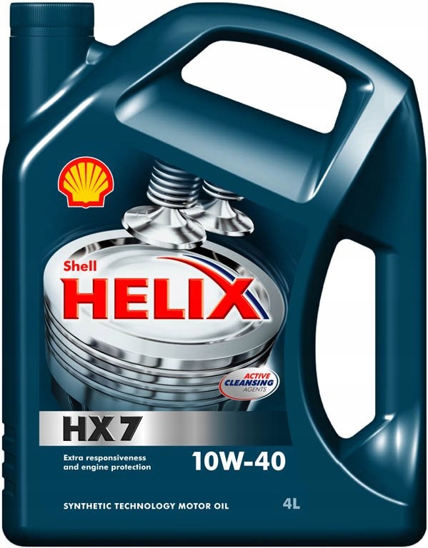

Shell 10W40 4L. Helix HX7 Silnikowy Olej