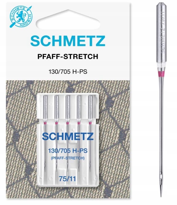 

Igły do stretchu, lycry Schmetz H-ps Vms 5x75