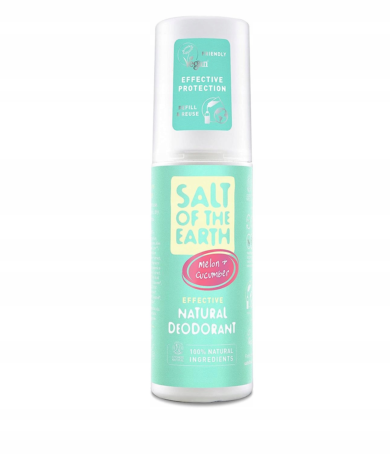 Salt Of The Earth 100% Přírodní Deodorant Meloun Okurka Pure Aura (natura