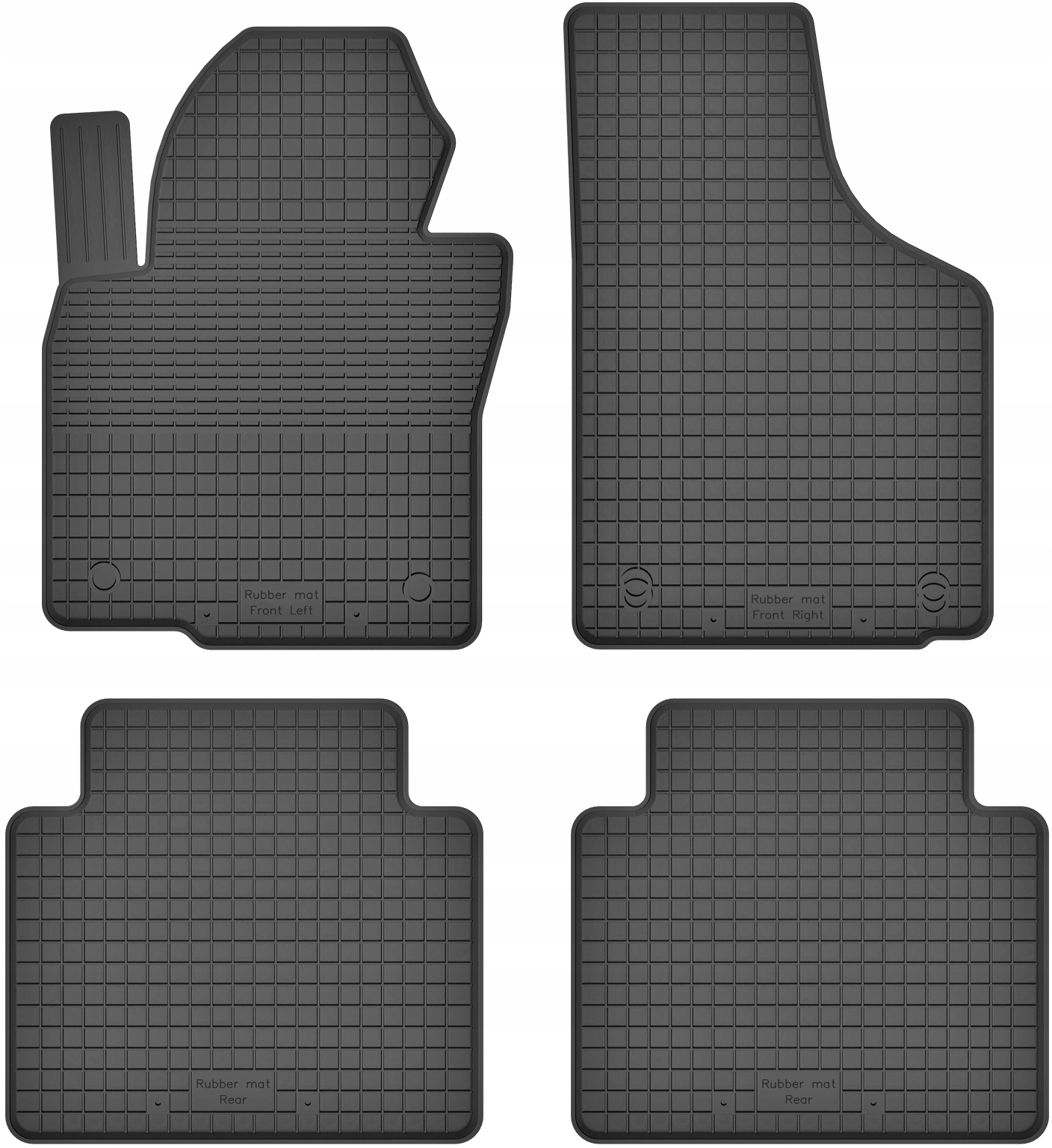 

Dywaniki gumowe korytka do Skoda Superb 2 II 08-15