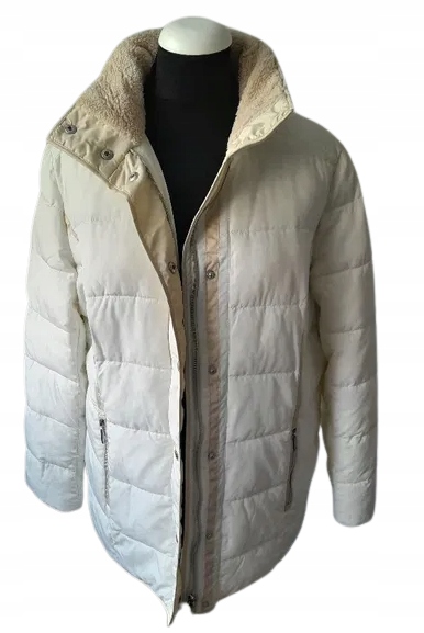 Dámská Bunda Ecru Rovná 42 Helena Vera 2Z4E3* 42 2_4