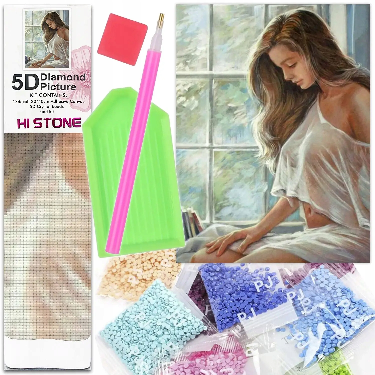 

Haft Diamentowy Mozaika 5D Malowanie Kobieta Akt