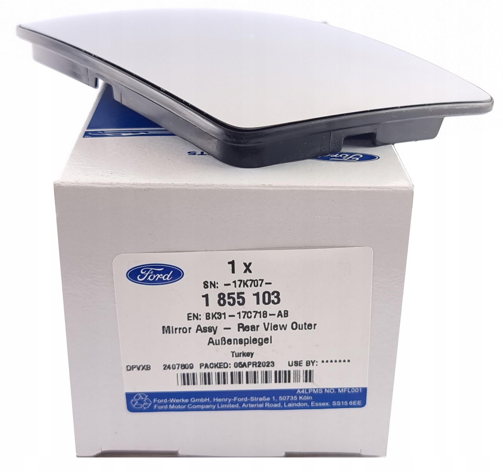 Levé Zrcátko, Spodní Vložka Ford Transit 14- 19- Oe