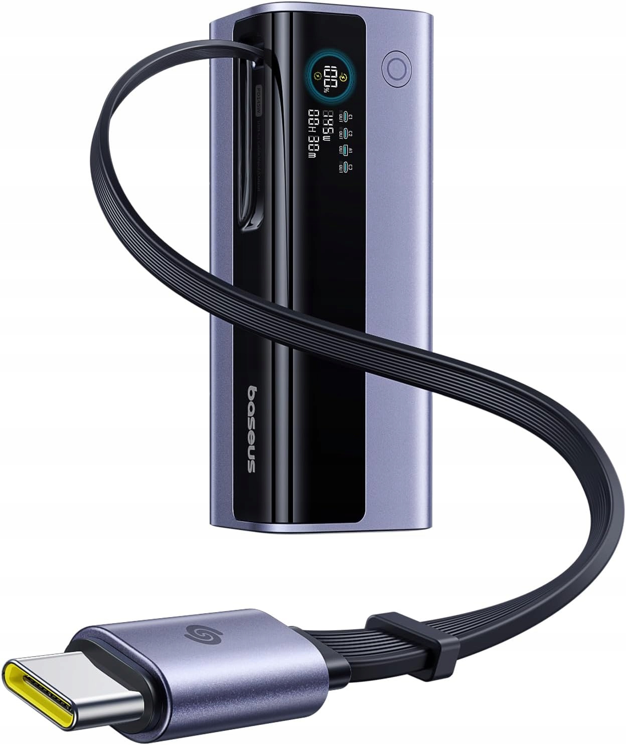 Powerbanka Baseus EnerGeek GR11 20000mAh 145W Vstavaný Usb-c kábel Šedá