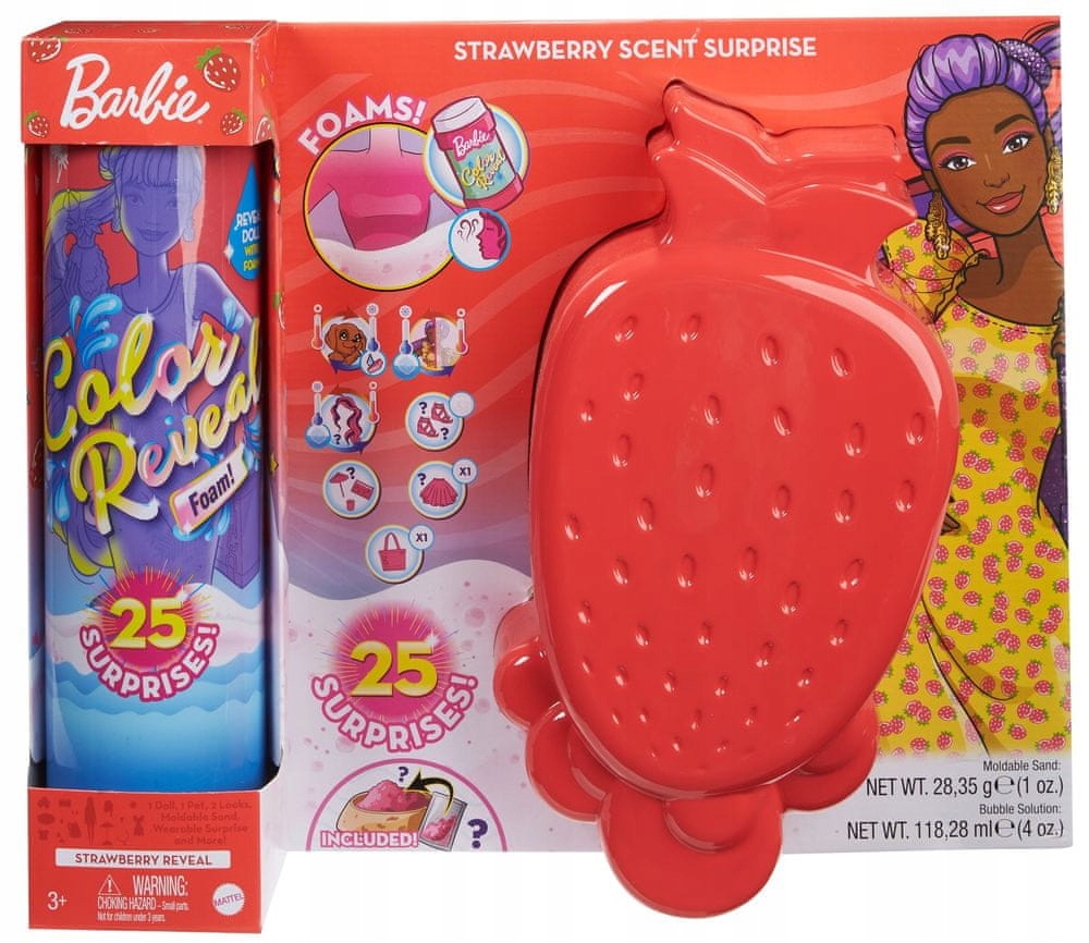 BARBIE LALKA PACHNĄCA NIESPODZIANKA