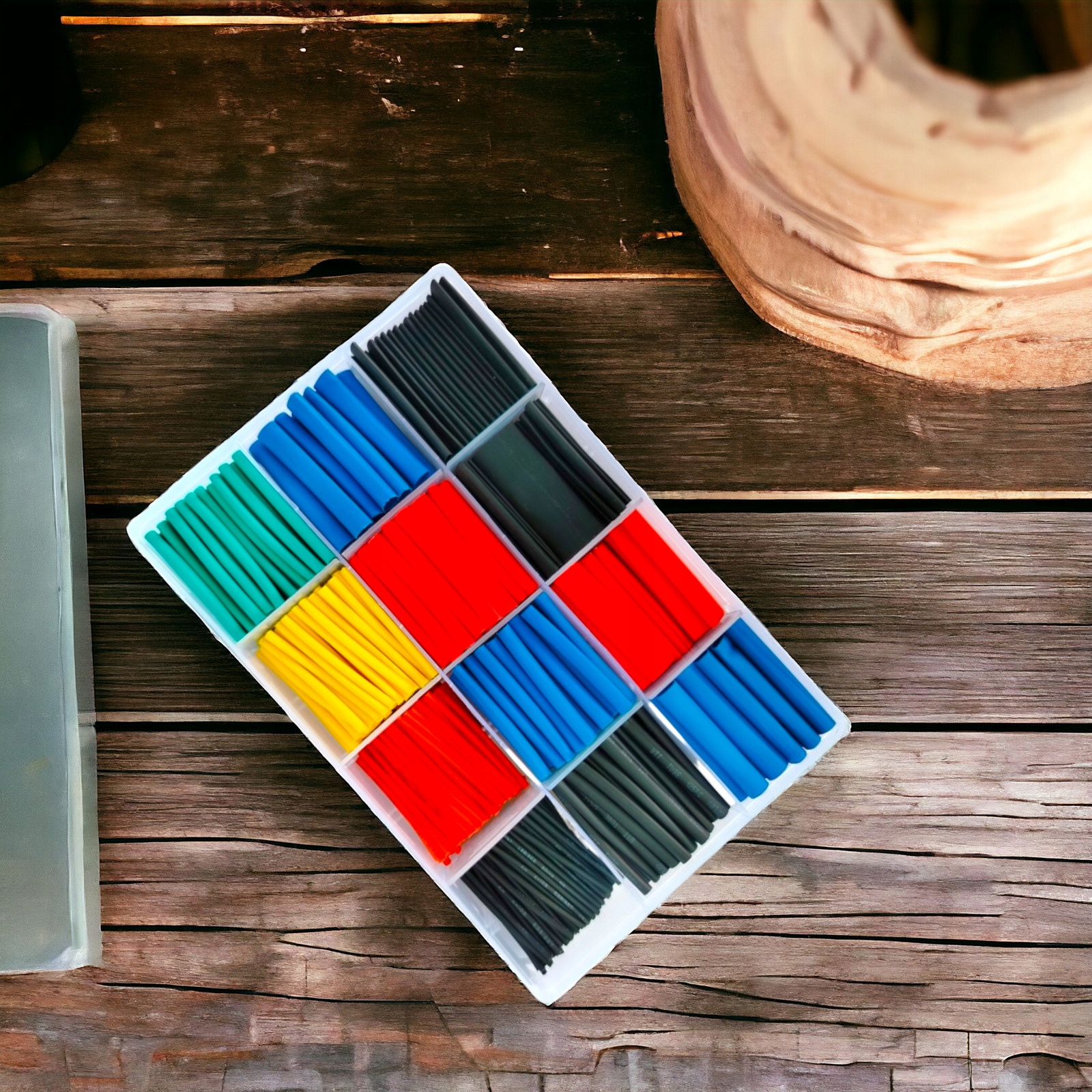 Koszulki rurki TERMOKURCZLIWE kolorowe 560szt Rodzaj termokurczliwa