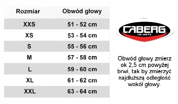 Kask integralny Caberg Avalon X biały XS Rozmiar XS