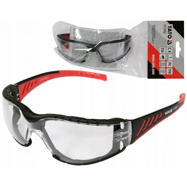 

Okulary Ochronne Bhp Bezbarwne Filtr Uv Komfort