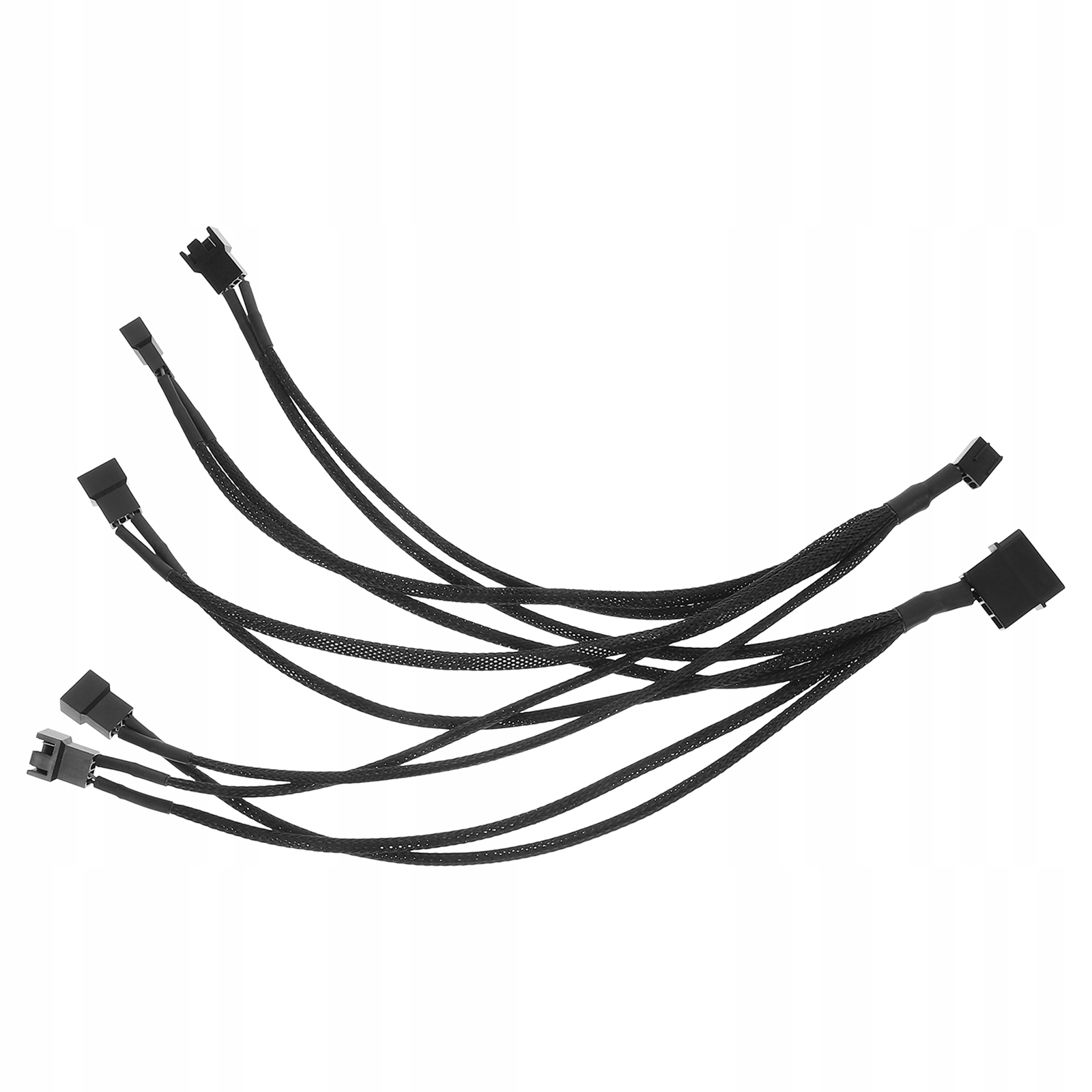 ŁATWA INSTALACJA CZARNY PRZEDŁUŻACZ DO WENTYLATORA CHŁODZENIA KOMPUTERA DOMOWEGO