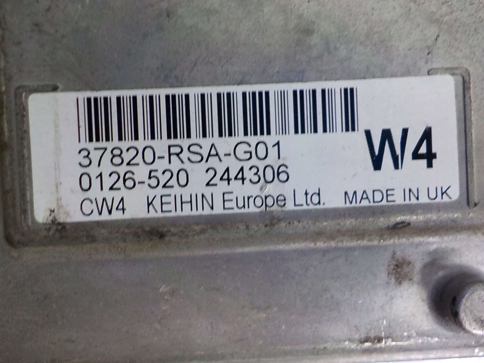 HONDA CIVIC VIII computer control unit 37820-RSA-G01 W4