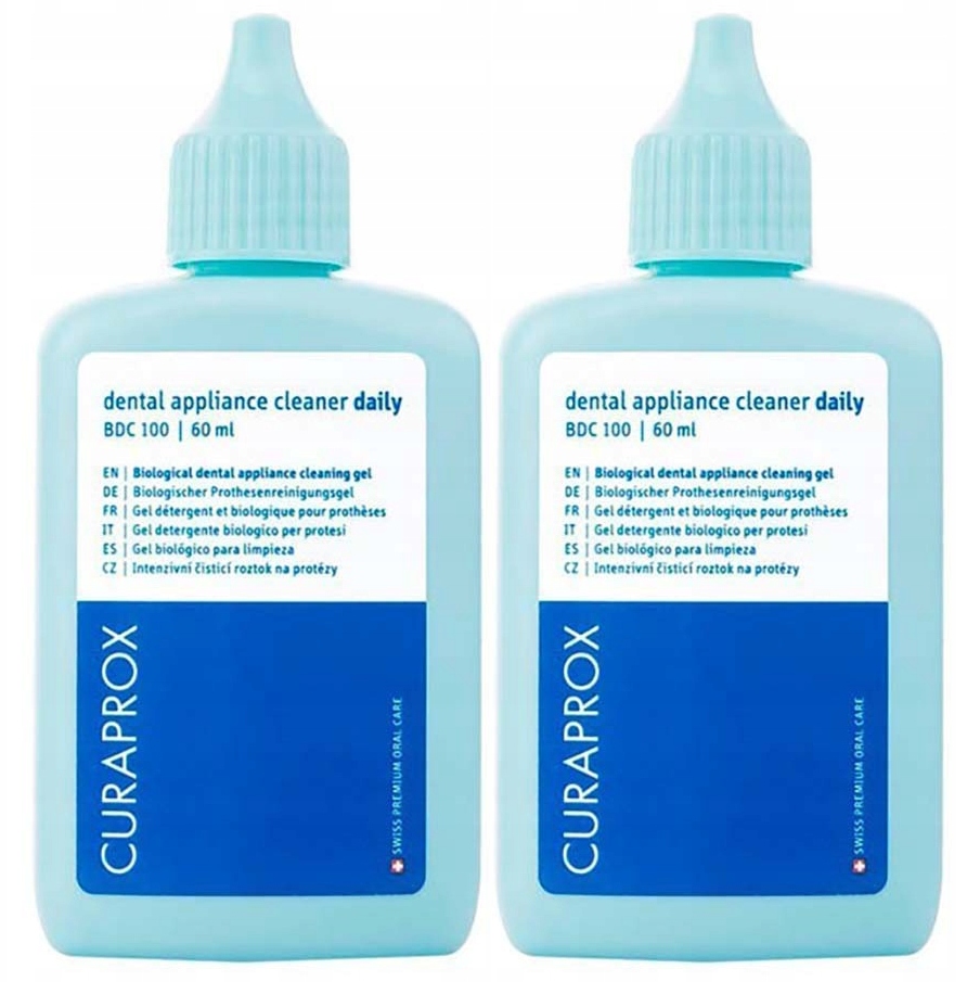 2x Żel do Pielęgnacji Protez Curaprox BDC100 Daily Naturalne Składniki 60ml