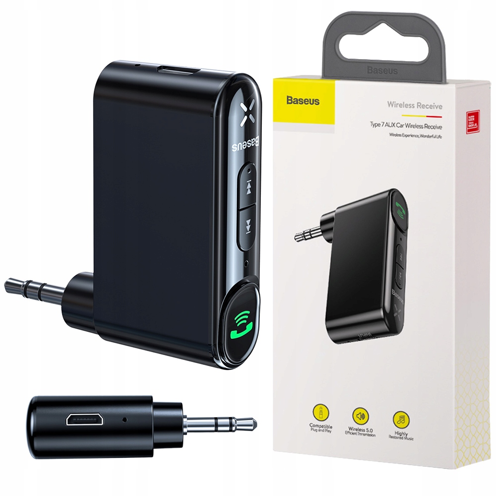 

Baseus Odbiornik Adapter Bluetooth Mini Jack Aux