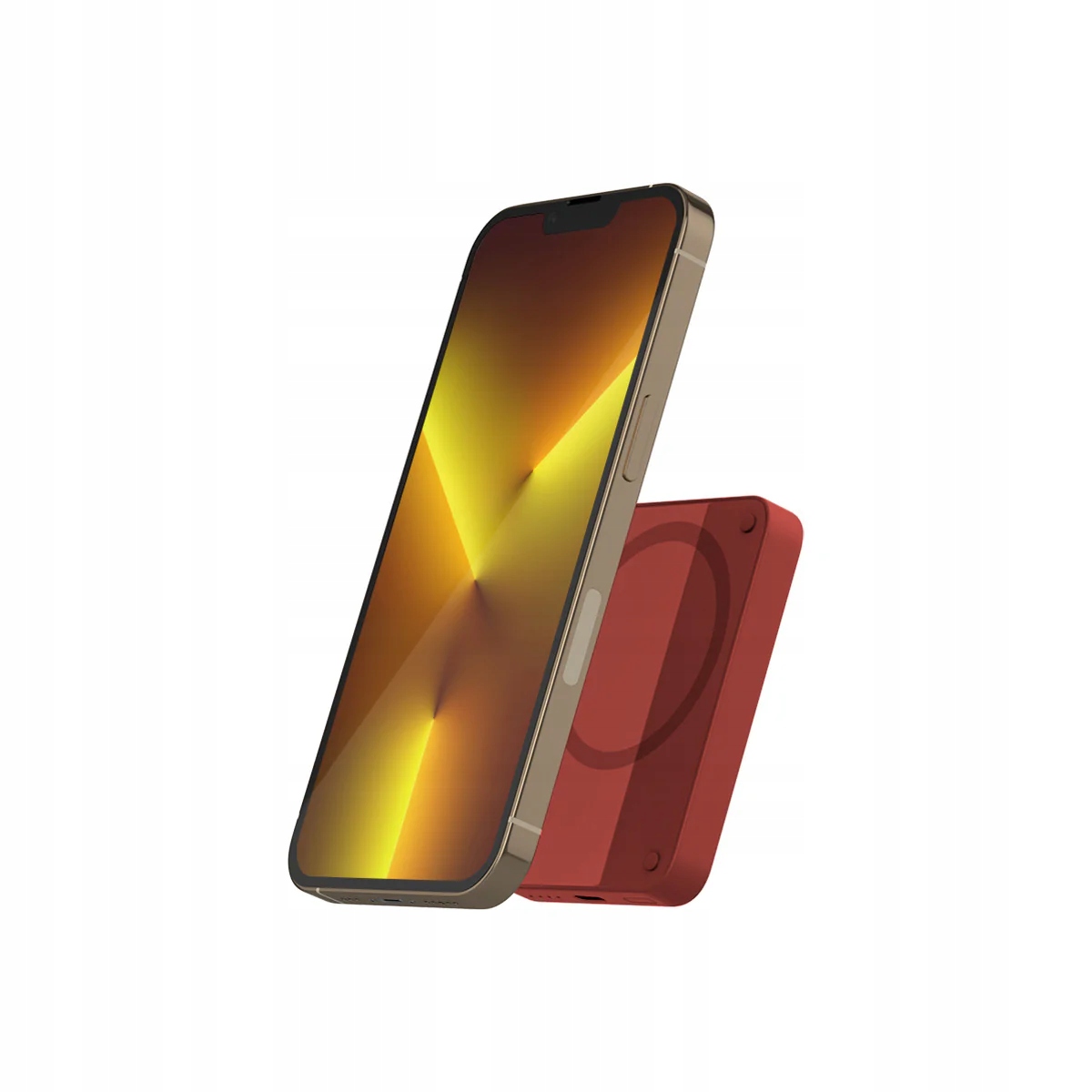 Bezdrátová powerbanka Epico s podporou MagSafe 4200mAh červená